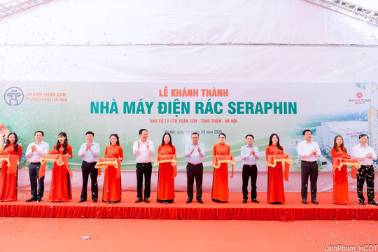 Hà Nội khánh thành Nhà máy điện rác Seraphin