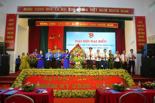 Dấu mốc trên chặng đường mới của tuổi trẻ xã Phúc Sơn