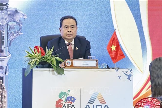 Chủ tịch Quốc hội Trần Thanh Mẫn phát biểu tại Phiên toàn thể thứ nhất Đại hội đồng AIPA-46