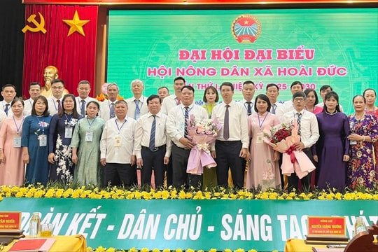 Hội Nông dân xã Hoài Đức phấn đấu xây dựng tổ chức Hội vững mạnh toàn diện