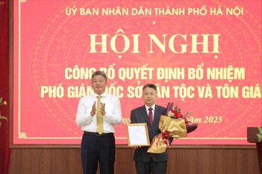 Đồng chí Phan Vũ là tân Phó Giám đốc Sở Dân tộc và Tôn giáo TP Hà Nội