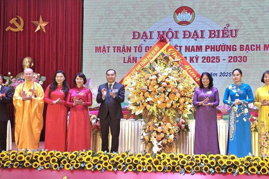  Đại hội đại biểu Ủy ban MTTQ phường Bạch Mai lần thứ I: Chủ động, quyết tâm hoàn thành mục tiêu đề ra