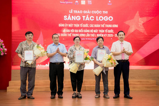 Trao giải Cuộc thi sáng tác Logo Đảng ủy MTTQ, các đoàn thể Trung ương