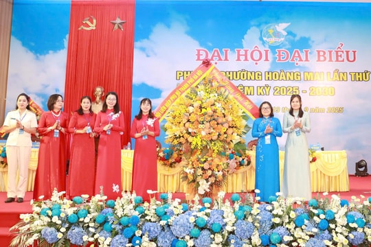 Đồng chí Nguyễn Thị Kim Thu là Chủ tịch Hội LHPN phường Hoàng Mai