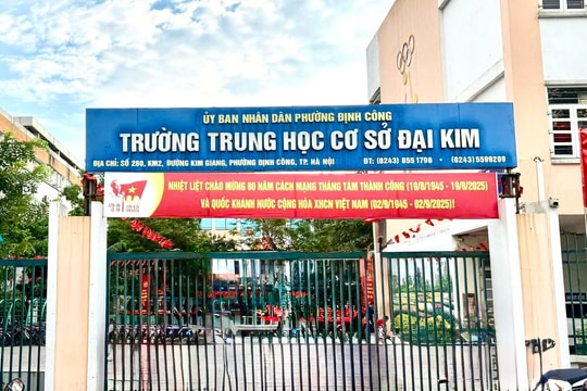 Học sinh Trường THCS Đại Kim xin lỗi giáo viên sau hành vi không đúng mực