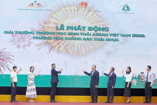 Phát động Giải thưởng Trường học sinh thái ASEAN Đồng hành cùng cộng đồng, kiến tạo tương lai xanh