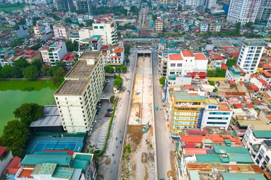 Tăng tốc thi công dự án hầm chui Kim Đồng - Giải Phóng