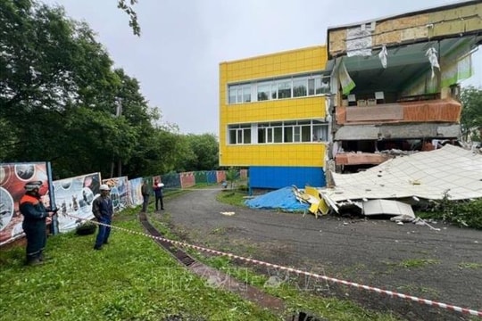 Động đất 7,8 độ làm rung chuyển vùng Viễn Đông của Nga