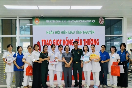 MTTQ phường Dương Nội phối hợp hiến máu tình nguyện năm 2025