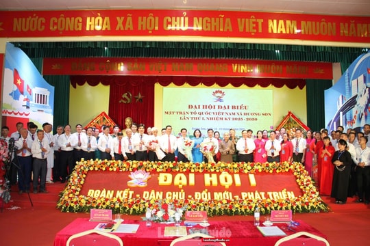 Đại hội đại biểu MTTQ lần thứ I, nhiệm kỳ 2025-2030 xã Hương Sơn: Chặng đường mới, với nhiều kỳ vọng mới