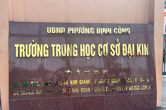 UBND phường Định Công thông tin về vụ việc học sinh có hành vi sai trái đối với cô giáo chủ nhiệm