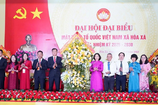 Đại hội đại biểu MTTQ Việt Nam xã Hoà Xá lần thứ I, nhiệm kỳ 2025-2030: Khơi dậy niềm tự hào, ra sức thi đua, cống hiến trí tuệ, công sức cho sự phát triển của Hòa Xá