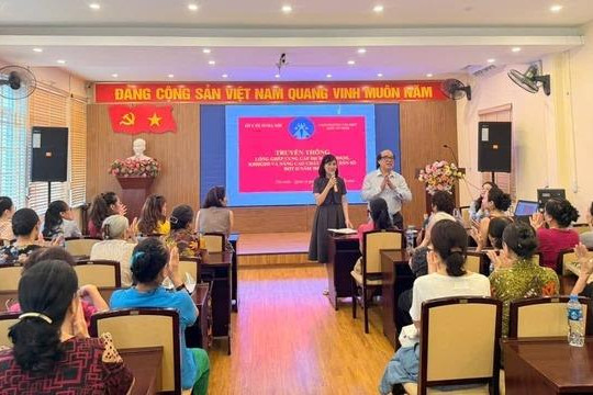 Phường Văn Miếu - Quốc Tử Giám: Hơn 300 người được truyền thông chăm sóc sức khỏe sinh sản    