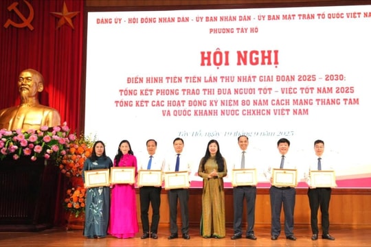 Lan tỏa phong trào thi đua yêu nước tại Tây Hồ