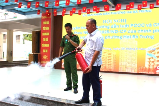 Phường Hai Bà Trưng: Nhiều hộ kinh doanh còn chủ quan trong phòng cháy, chữa cháy