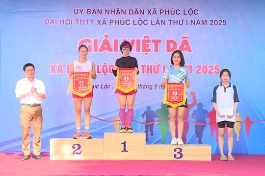 Xã Phúc Lộc: Hơn 100 vận động viên tham dự Giải Việt dã lần thứ I năm 2025