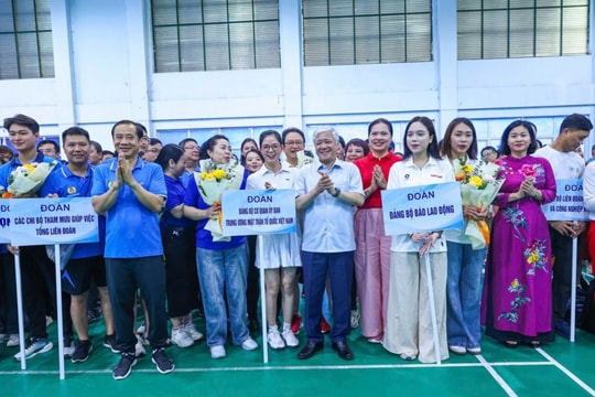 Khai mạc Hội thao chào mừng Đại hội đại biểu Đảng bộ MTTQ, các đoàn thể Trung ương