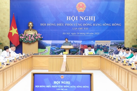 Thủ tướng Phạm Minh Chính: Vùng Đồng bằng sông Hồng phát huy "3 tiên phong", góp phần thúc đẩy tăng trưởng nhanh, bền vững đất nước