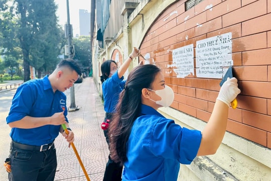 Chính quyền và nhân dân phường Đống Đa chung tay làm đẹp công viên