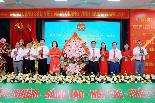 Hội Nông dân xã Đại Thanh: Phát huy truyền thống đoàn kết, tích cực cùng các cấp ủy Đảng, chính quyền thực hiện thắng lợi các mục tiêu, nhiệm vụ