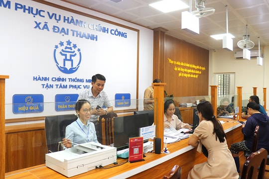 Phân cấp giải quyết thủ tục hành chính về xã, phường: Gần dân hơn, hiệu quả hơn