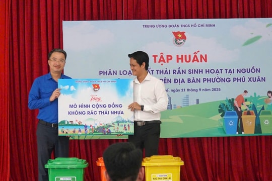 Tinh thần sống xanh lan tỏa từ bàn tay thanh niên