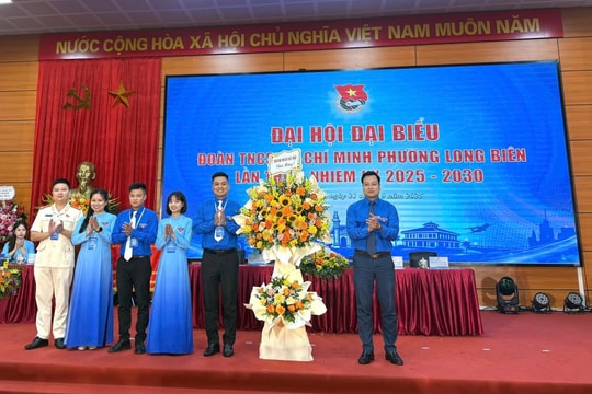 Đại hội Đại biểu Đoàn TNCS Hồ Chí Minh phường Long Biên Đoàn kết phát huy trí tuệ, khẳng định vai trò thanh niên xung kích