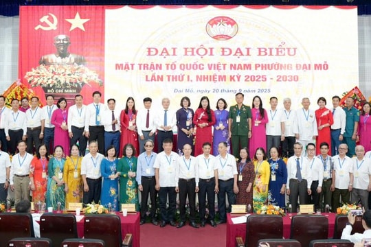 Đại hội đại biểu MTTQ Việt Nam phường Đại Mỗ lần thứ Nhất, nhiệm kỳ 2025 - 2030 Gắn kết cộng đồng - chìa khóa thành công của phường Đại Mỗ