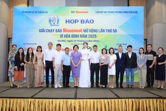Họp báo Giải chạy Báo Hànộimới mở rộng lần thứ 50 - Vì hòa bình năm 2025