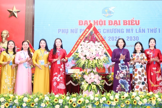 Đại hội đại biểu Hội Liên hiệp phụ nữ phường Chương Mỹ lần thứ I: Đột phá chuyển đổi số, thúc đẩy bình đẳng giới