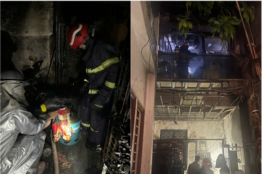 Hà Nội: Hai người thoát nạn khỏi đám cháy nhà tại phường Tây Hồ