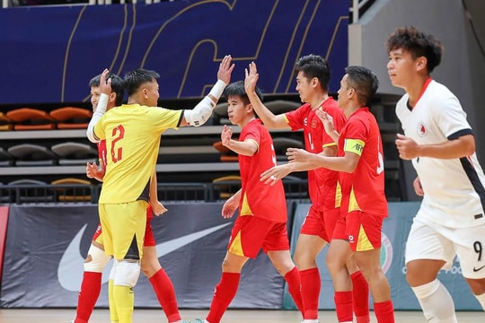 Tuyển futsal Việt Nam thắng đậm trước Trung Quốc tại Vòng loại futsal châu Á