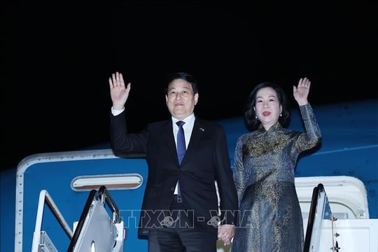 Chủ tịch nước Lương Cường đến New York tham dự tuần lễ cấp cao Đại hội đồng Liên hợp quốc khóa 80