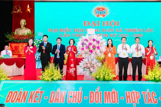 119 đại biểu dự Đại hội Hội Nông dân xã Thiên Lộc lần thứ I