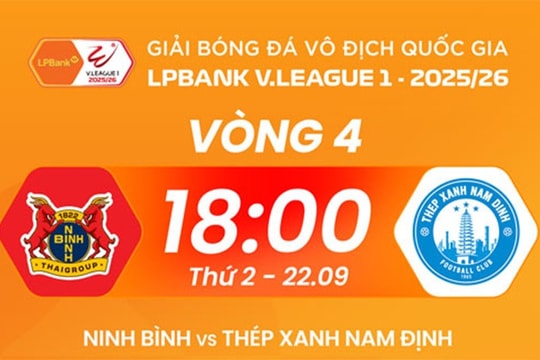 Tân binh Ninh Bình đối đầu nhà vô địch Nam Định: Ai sẽ thắng dưới cùng "mái nhà"?