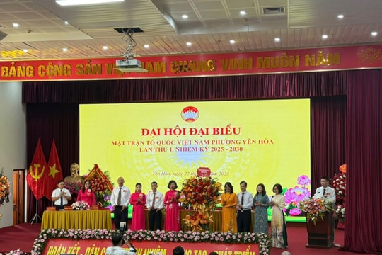 Quyết tâm xây dựng Mặt trận phường Yên Hòa đoàn kết - đổi mới - sáng tạo - hành động