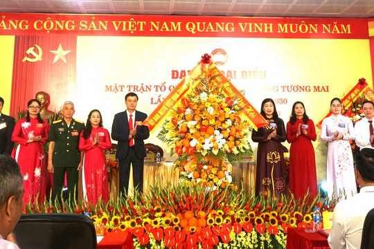 Đại hội MTTQ phường Tương Mai: Hướng tới mục tiêu phát triển bền vững, giàu đẹp và văn minh