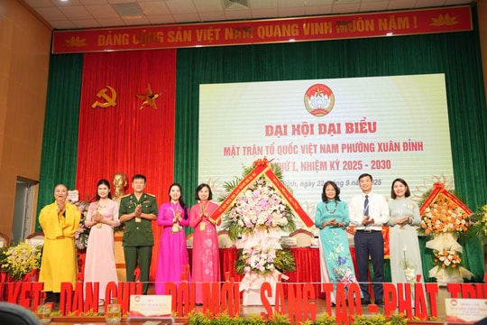 Tổ chức thành công Đại hội đại biểu Mặt trận Tổ quốc phường Xuân Đỉnh lần thứ I, nhiệm kỳ 2025-2030