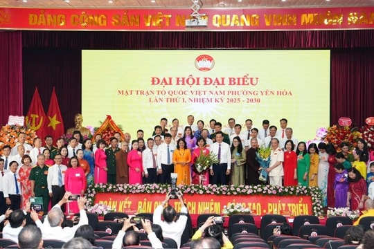 Mặt trận phường Yên Hoà xây dựng 6 chương trình trọng tâm nhiệm kỳ mới