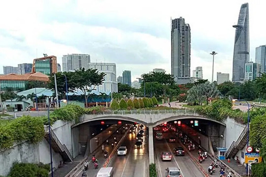 TP Hồ Chí Minh: cấm xe qua hầm Thủ Thiêm chiều 23, 24 và 26/9