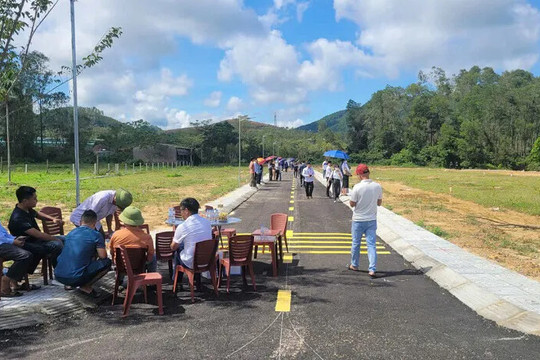 Hà Tĩnh: vắng bóng “cò đất” sau phân lô, bán đất nền