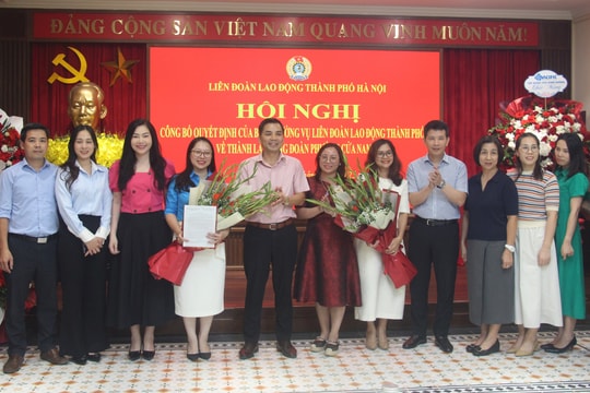 Công bố quyết định thành lập Công đoàn phường Cửa Nam