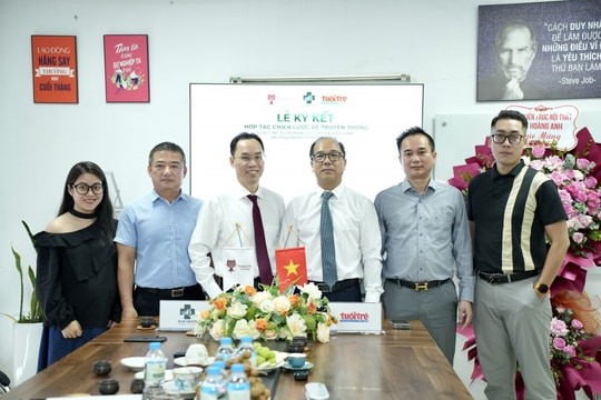 Lễ ký kết hợp tác giữa Báo Tuổi trẻ Thủ đô và Công ty Cổ phần Dragon Tea Suối Giàng Hành trình lan tỏa giá trị từ đồi chè trăm tuổi