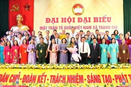 Đồng chí Nguyễn Thị Hảo giữ chức Chủ tịch Uỷ ban Mặt trận Tổ quốc xã Thanh Oai