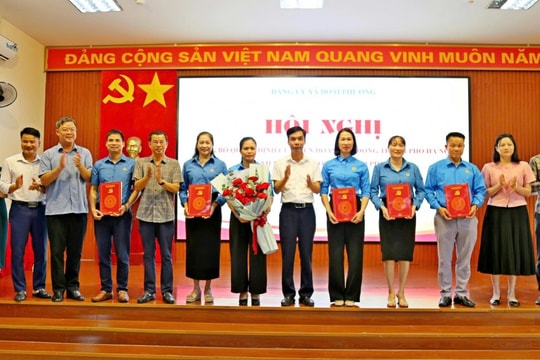 Thành lập Công đoàn xã Đoài Phương: Dấu mốc mới trong xây dựng tổ chức chính trị - xã hội tại cơ sở