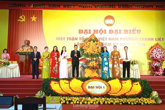 Đại hội đại biểu MTTQ phường Thanh Liệt: Tăng cường đồng thuận xã hội, phát huy sức mạnh khối đại đoàn kết