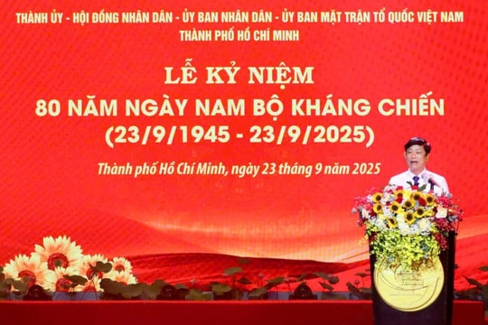 TP.HCM: Long trọng kỷ niệm 80 năm Ngày Nam Bộ kháng chiến