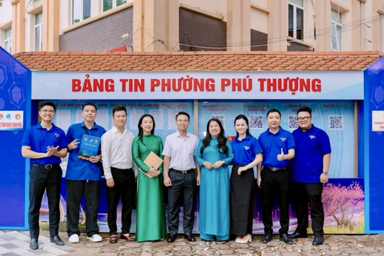 Phú Thượng: Khánh thành công trình chào mừng Đại hội MTTQ và Đoàn TNCS Hồ Chí Minh