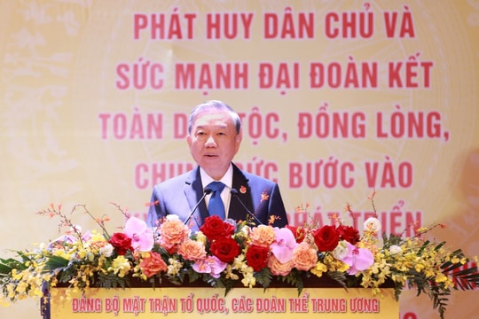 Tổng Bí thư Tô Lâm: Khối đại đoàn kết toàn dân tộc là nguồn lực vô tận để Việt Nam phát triển phồn vinh, hạnh phúc