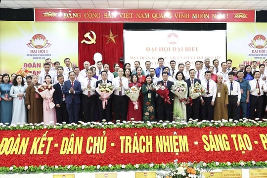 Đại hội đại biểu Uỷ ban Mặt trận Tổ quốc xã Thường Tín thành công tốt đẹp